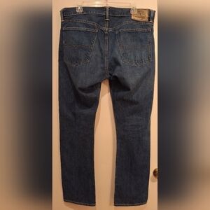 Polo Ralph Lauren Jeans Mens 38x32(35x32 Tag) Blue Denim Pants Slim Fit Straight